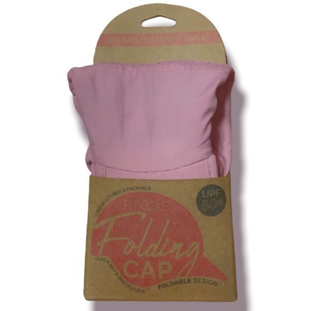 Fitkicks Pink Folding Cap